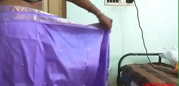  desi Indian  tamil aunty telugu aunty kannada aunty  malayalam aunty Kerala aunty hindi bhabhi horny cheating wife vanitha wearing saree showing big boobs and shaved pussy Aunty Changing Dress ready for party and Making Video